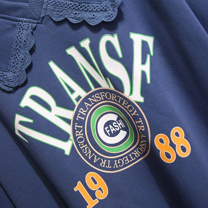 150Kg Plus Größe frauen Herbst Faul Stil Puppe Kragen Sweatshirts Fehlschlag 157cm 6XL 7XL 8XL 9XL 10XL lose Dünnen Langen Ärmeln Top.