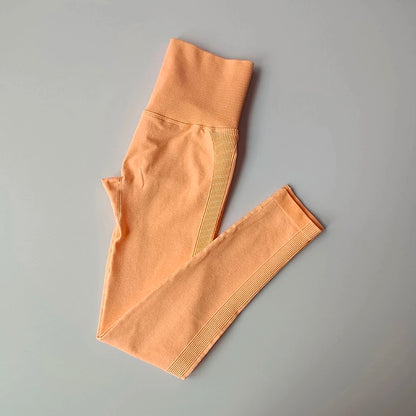 Nahtlose Damen-Leggings mit hoher Taille, schnell trocknend, elastisch, für Yoga, Fitness, Fitnessstudio, Jogginghose, Push-up-Leggings, Sportbekleidung