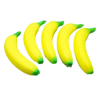Anti-stress Squishy Banana Toys Slow Rising Jumbo Squishy Fruit Squeeze Toy Funny Stress Reliever Reduce Pressure Prop.