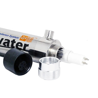 0.5gpm Ultraviolet Water Filter with Flow Switch for Household Water Sterilization.