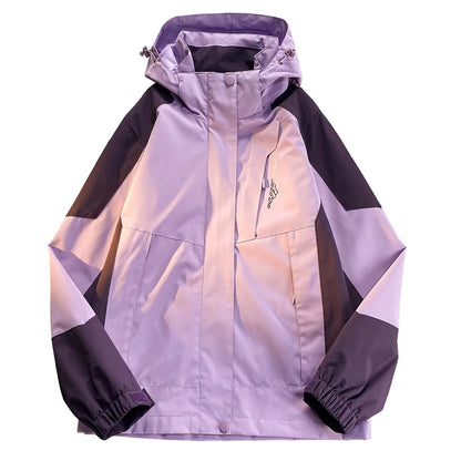 ANSZKTN Sports Men Women  Hardshell Graphite Warm Windproof Anti-fouling Sportswear Outdoor Jacket.