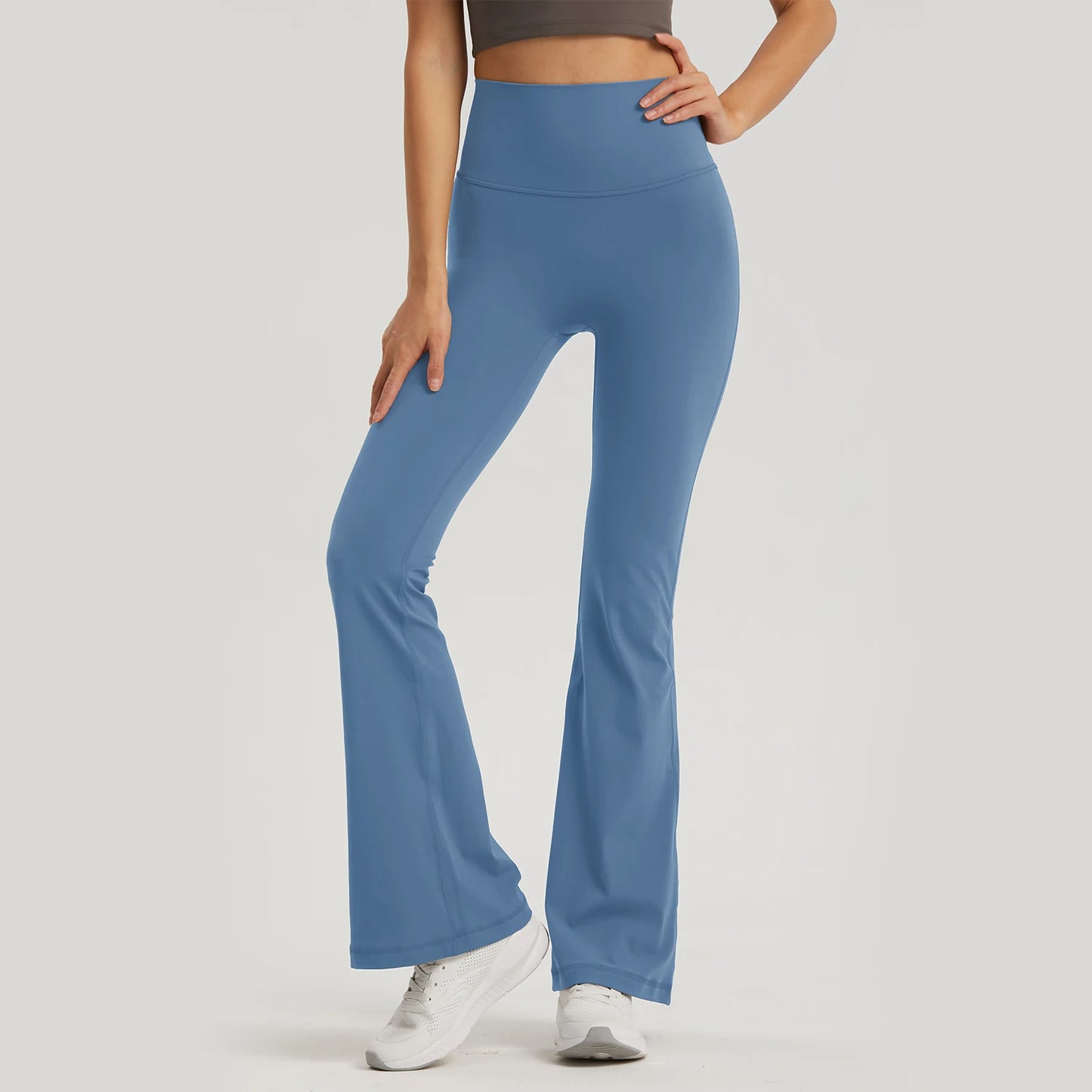 Nuls Young Series High Waist Women Yoga Pants Custom Leggings Bell-Bottoms Yoga Pants.