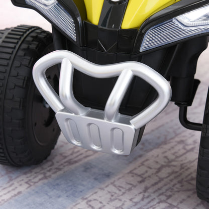 HOMCOM Quad ATV Walker for children over 18 months with lights and music support up to 20 kg 67,5x38x44 cm.