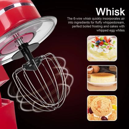 Kitchen Food Processor With Juicer Meat Grinder Chopper Stand Cream Egg Whisk Mixer  Blender Cake Dough Bread Maker Machine.