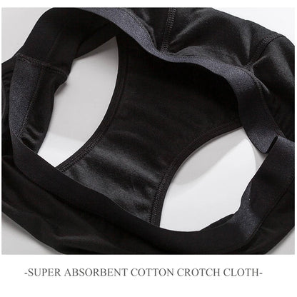 3Pc Heavy Flow Menstrual Panties For Women Period Underwear 4 Layer Absorbency Leakproof Physiological Sanitary Briefs EU Size.