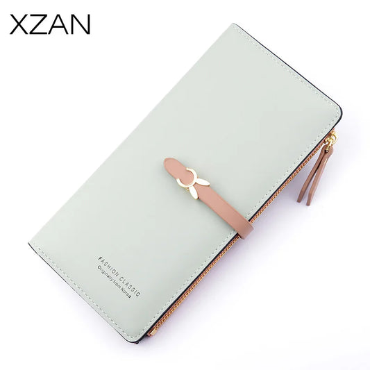 New Trends Wallets Women Luxury Brand Design Long Wallet Zipper Purses Female Short Coin Purse Credit Card Holder.
