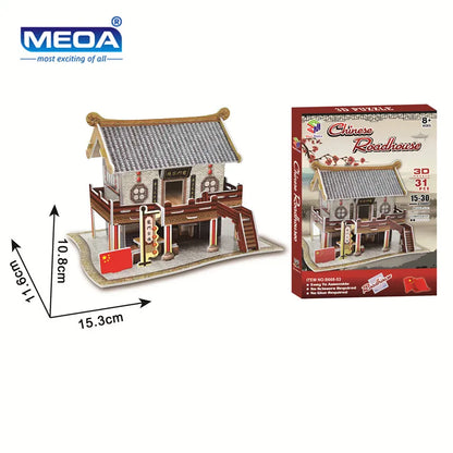 40 Style World Famous Architecture Building 3D Puzzle Model Construction 3D Jigsaw Puzzle Toys For Kids Christmas Gift.