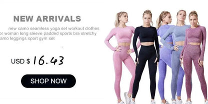 2pcs seamless hyperflex workout sport outfits for women sportswear athletic clothes gym Long Sleeve Crop Top High Waist Leggings.