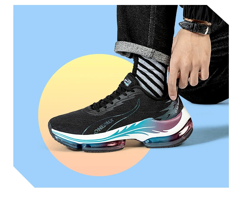 ONEMIX Fans Extra 20% off Running Shoes Air Cushion Athletic Couple Trainers Sport Jogging Shoes Outdoor Women Walking Sneakers