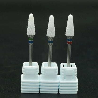 EasyNail 1pcs  Mill Ceramic Nail Drill Bits For Electric Manicure Machines Pedicure Nail Art Salon Polish Tools M0610.