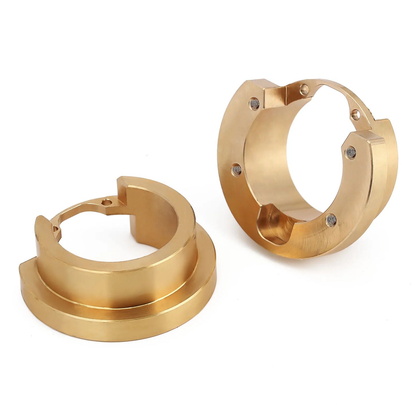 INJORA Heavy Brass Counterweight Portal Drive Housing Bumper Holder Axle Mount for RC Crawler TRX4 TRX-4 TRX6 Upgrade Parts