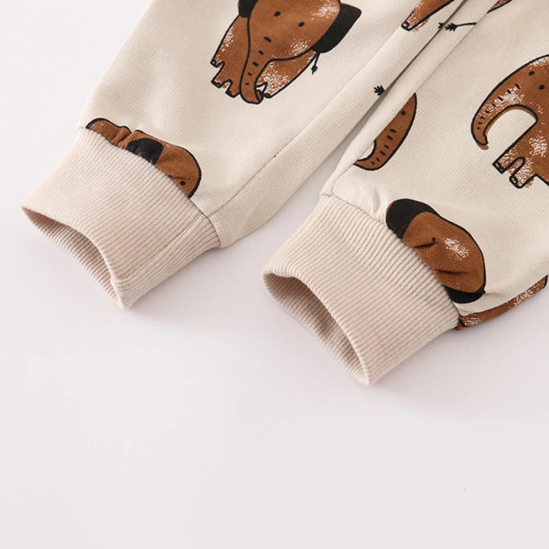 Little maven Spring Suit for Boys Clothing Sets Animal Elephant Boys Boutique Outfits 4Years Kids Clothes Cotton Sweatshirt Pant.