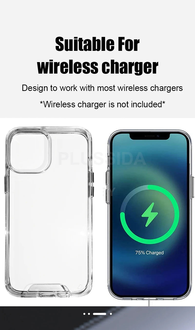 Clear Case For iPhone 17 16 Pro Max 17 Air Case 16 15 14 13 12 11 Pro Max Case For Magsafe for iPhone16 Plus Luxury Cover Cases.