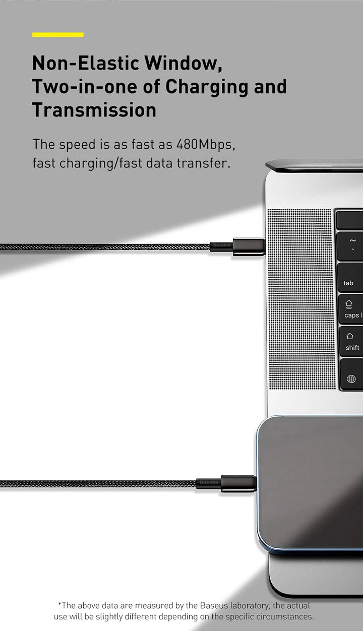 Baseus 20W USB C Cable for iPhone 14 13 11 8 XR PD Fast Charge for iPhone 12 SE USB Type C Cable Fast Charging for Macbook Cable.