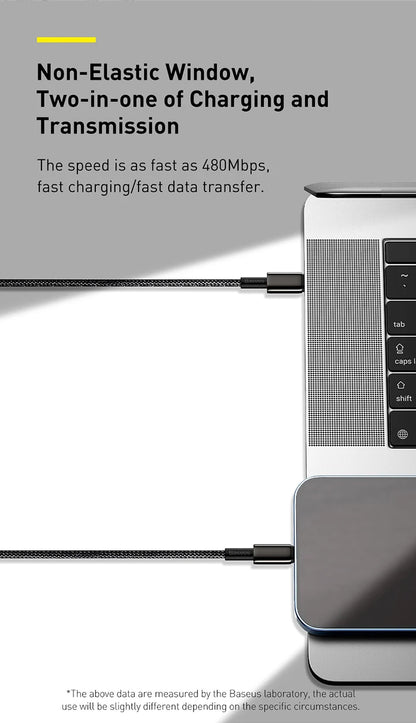 Baseus 20W USB C Cable for iPhone 14 13 11 8 XR PD Fast Charge for iPhone 12 SE USB Type C Cable Fast Charging for Macbook Cable.
