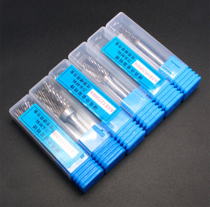 AX Double Cut Wolframkarbid Rotary File Bohrer Fräsen Carving Bit Point Burr Die Grinder Schleiflegierung Schleifkopf Werkzeug