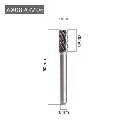 Versery AX Typ Kopf Hartmetall Legierung Dreh Datei Bohrer Fräsen Carving Bit Punkt Grat Stabschleifer Schleif Werkzeuge