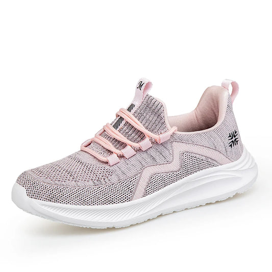 Women's Walk Running Shoes Outdoor Hiking & Trekking Track Trail Air Hole Fabric Air Mesh Light-weight Summer Breathable Low-top.