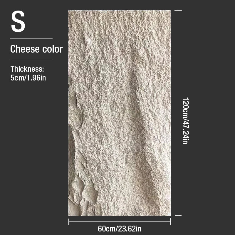 4 pcs 120x60cm high simulation stone 3D wall stickers stone pattern wallpaper wall covering living room 3D wall panel mold tile