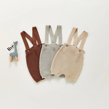 2022 Baby Strampler Sleeveless Herbst Kleinkind Mädchen Jungen Overall Gestrickte Solide Neugeborenen Kinder Kleidung Super Weiche Ein Stück Gesamt.