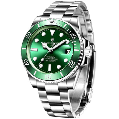 LIGE Women Watches Mechanical Watch Luxury Bracelet Wrist Wristwatch Elegant Ladies Automatic Date Clock Watch Relogio Feminino