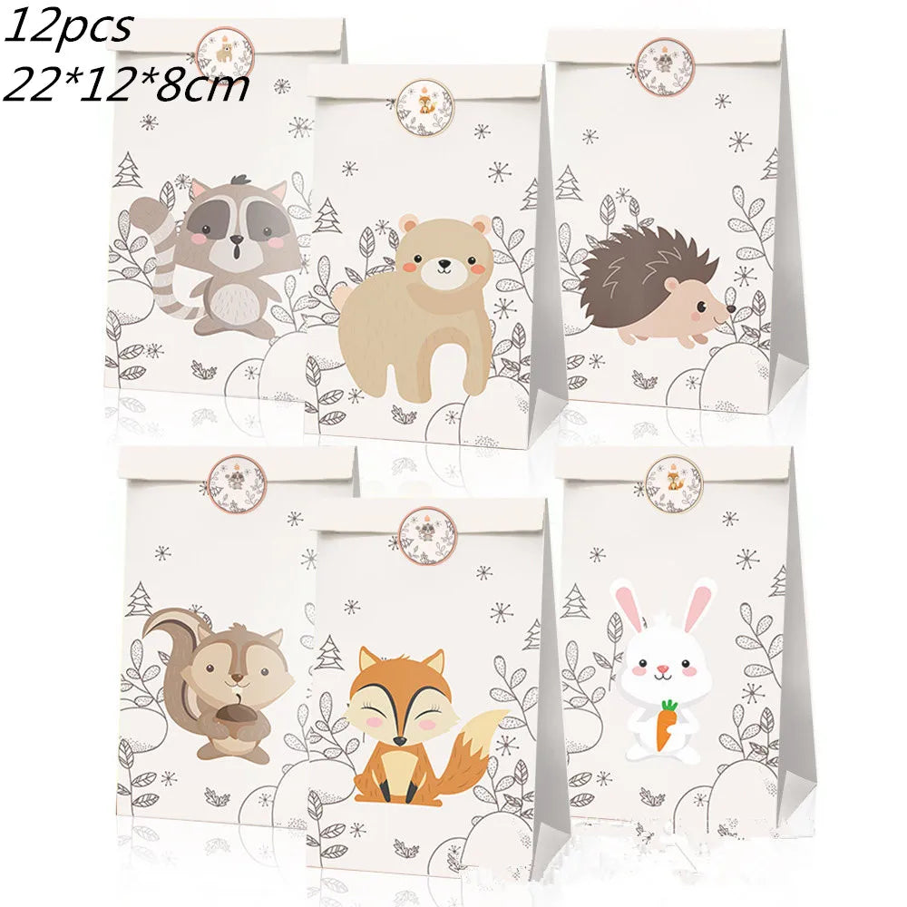 1–12 Monate Foto-Banner, Wald-Foto-Banner, alles Gute zum Geburtstag, Party-Dekoration, Babyparty, 1. Geburtstag, Junge, Mädchen, 12-Monats-Foto-Banner