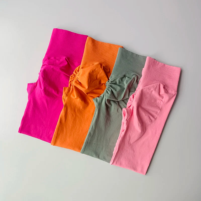 High Waist Yoga Leggings Women Seamless Push Up Sport Leggings Fitness Running Hip Lift Yoga Pants Highly Elastic Gym leggings.