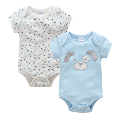 Honeyzone Sommer Baby Kleidung Säuglings Mädchen Strampler Nette Löwe Voller Druck Jungen Bodys 2 teile/satz Trottie Overalls Outfits Боди
