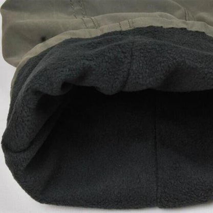Winter Thicken Fleece Pants Men Casual Warm Overalls Multi-pocket Militarmy Trousers Thermal Cargo Tactical Pants Mens Clothing.