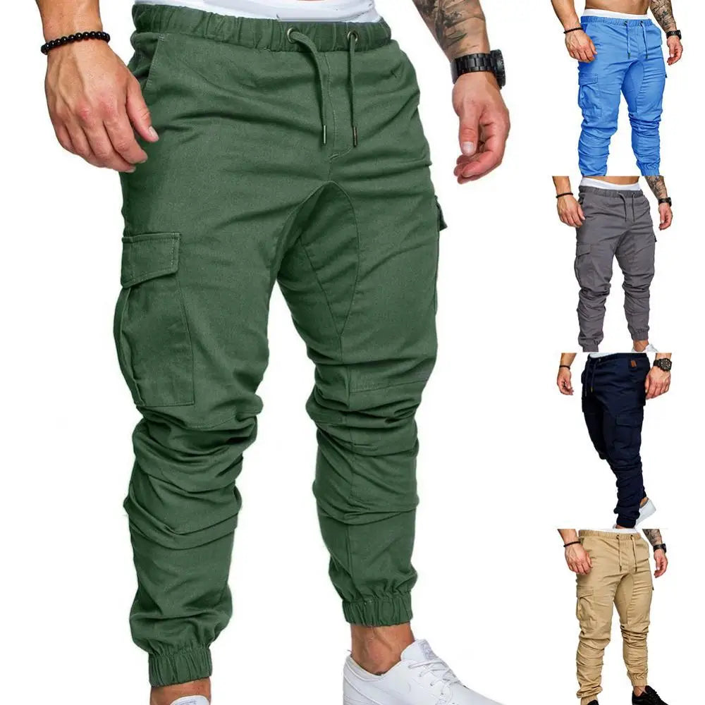 50%HOT2022 Neue männer Casual Jogging Hosen Einfarbig Tasche Hosen Sport Hosen männer Hosen Straße Hüfte Halen Jogging hosen.