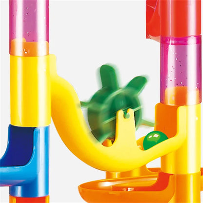 29-142PCS Marble Run Building Blocks Marbles Slide Toys For Children DIY Creativity Constructor Educational Toys Children Gift.