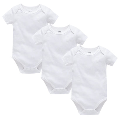 3Pcs Baby Jungen Kleidung 100% Baumwolle Solid Black Kurzarm Blank Baby Bodys körper bebe Neugeborenen Overall Plain 0-24 monate.
