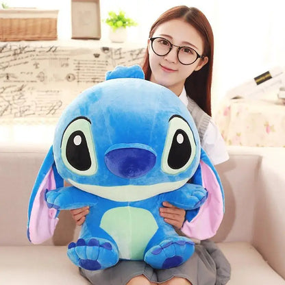 35-65cm Disney Aoger Lilo & Stitch Stuffed Plush Doll Edition Stitch Rose Doll Creative Kawaii Pillow Toy Birthday Gift For Girl.