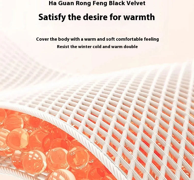 Lamb Fleece Double-Sided Velvet Blanket Double-Layer Thickened Woven Polyester Wearable Blanket