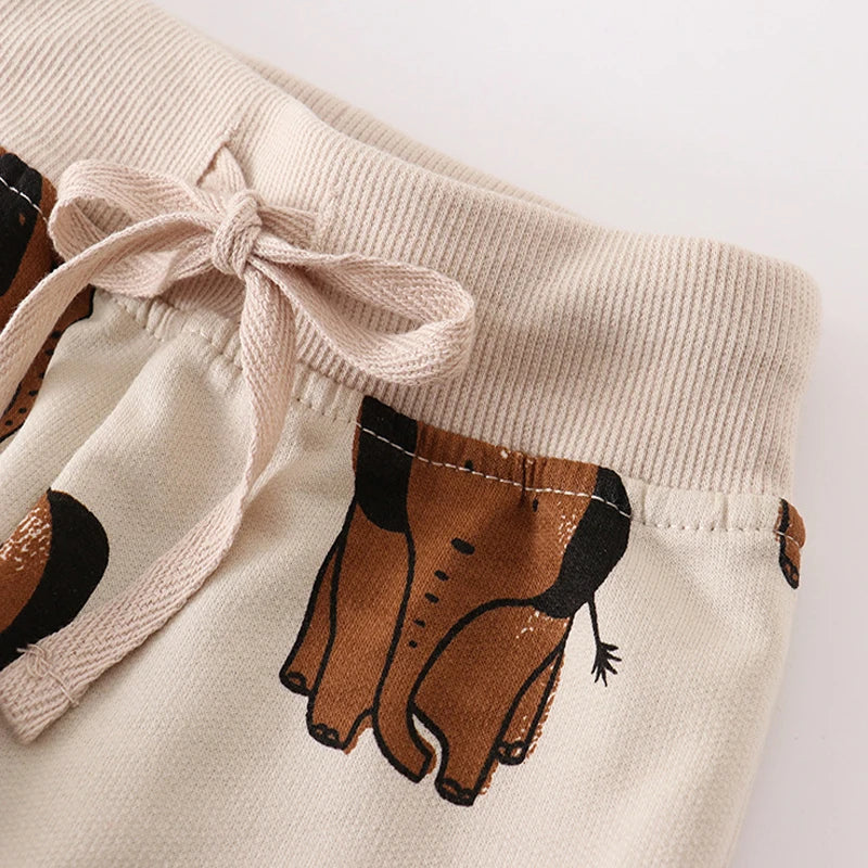 Little maven Spring Suit for Boys Clothing Sets Animal Elephant Boys Boutique Outfits 4Years Kids Clothes Cotton Sweatshirt Pant.