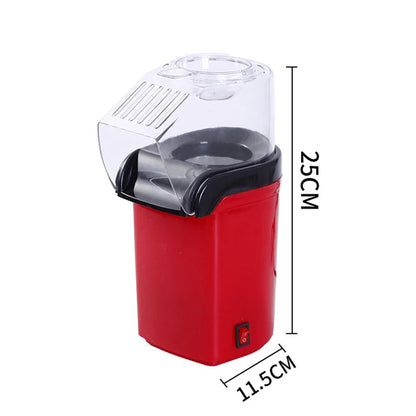 Oil-free air Corn machine,Pipoqueir eletrica hot air machine Mini Popcorn maker machine-1200W Household Healthy home kitchen.