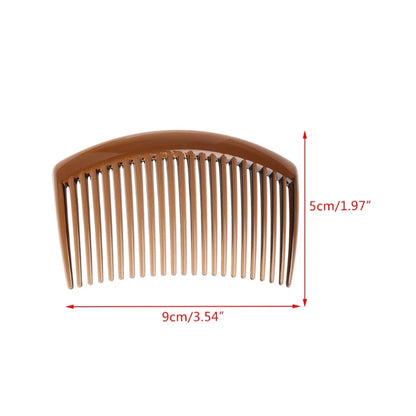 5Pcs/Set Handmade Comb 23 Tooth Plastic Headwear Hair Accessories Women DIY Clip.