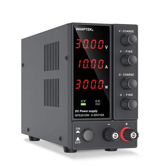 Wanptek Adjustable DC Laboratory 30V 10A Lab Power Supply Adjustable 60V 5A Voltage Regulator Stabilizer Switching Power Supply.