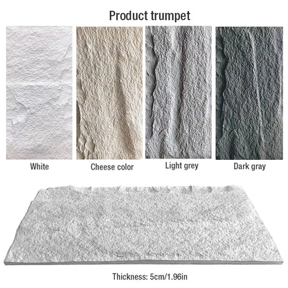 4 pcs 120x60cm high simulation stone 3D wall stickers stone pattern wallpaper wall covering living room 3D wall panel mold tile