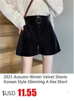 2022 Spring Autumn New shiny sequins Plaid Shorts with Belt for Lady Rhinestone Bright Silk Tweed Folding Short Boots Women.