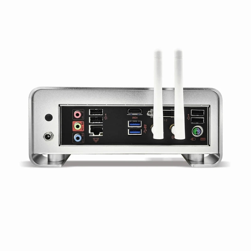 METALFISH MetalGear Plus Aluminum Mini HTPC Case Mini ITX Cases Computer Gaming PC Desktop Case.