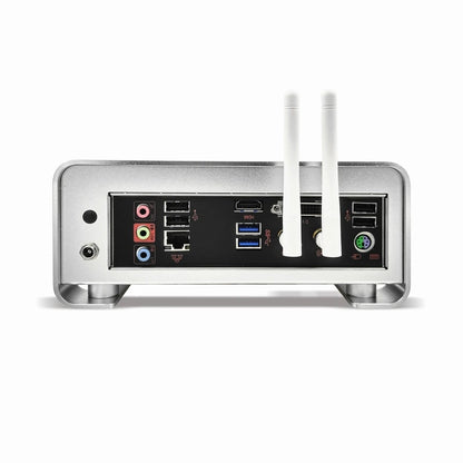 METALFISH MetalGear Plus Aluminum Mini HTPC Case Mini ITX Cases Computer Gaming PC Desktop Case.