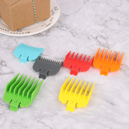 10pcs Hair Limit Comb Set Hair Clipper Guide Combs 1.5/3/4.5/6/10/13/16/19/22/25mm Cutting Guides for Whal Clippers Barber.