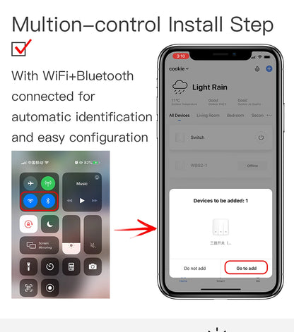 BSEED Wifi Touch Schalter Wand Licht Schalter Mit EU Buchse USB Typ-C Stecker Tuya Smart Leben Alexa Yandex App Steuerung Glas Panel