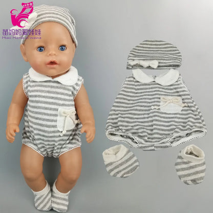 40 cm reborn baby doll bathrobe for 17 inch bebe doll clothes children gift toys wear