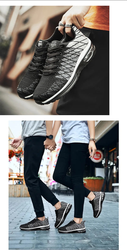 Men Running Shoes Fashion Breathable Outdoor Male Sports Shoes Sneakers Women Comfortable Athletic Footwear.