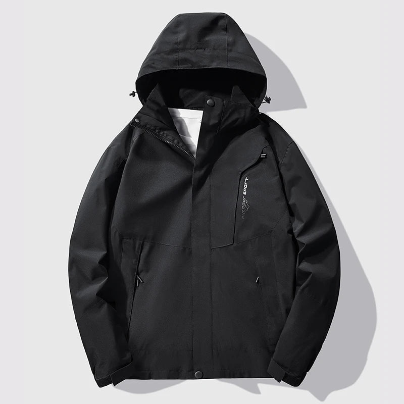 ANSZKTN Sports Men Women  Hardshell Graphite Warm Windproof Anti-fouling Sportswear Outdoor Jacket.