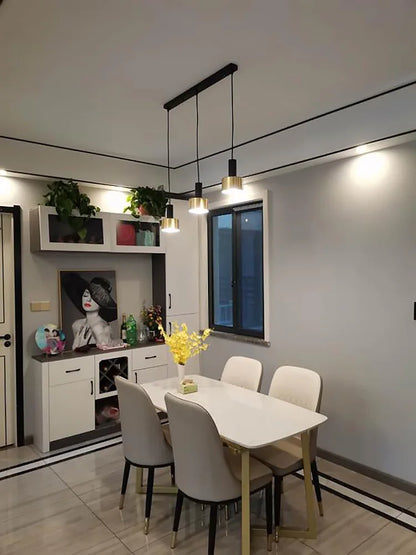 Minimalistischen esszimmer kronleuchter, moderne Nordic lampe, licht luxus wohnzimmer lampe, lange esstisch, bar tisch lampe.
