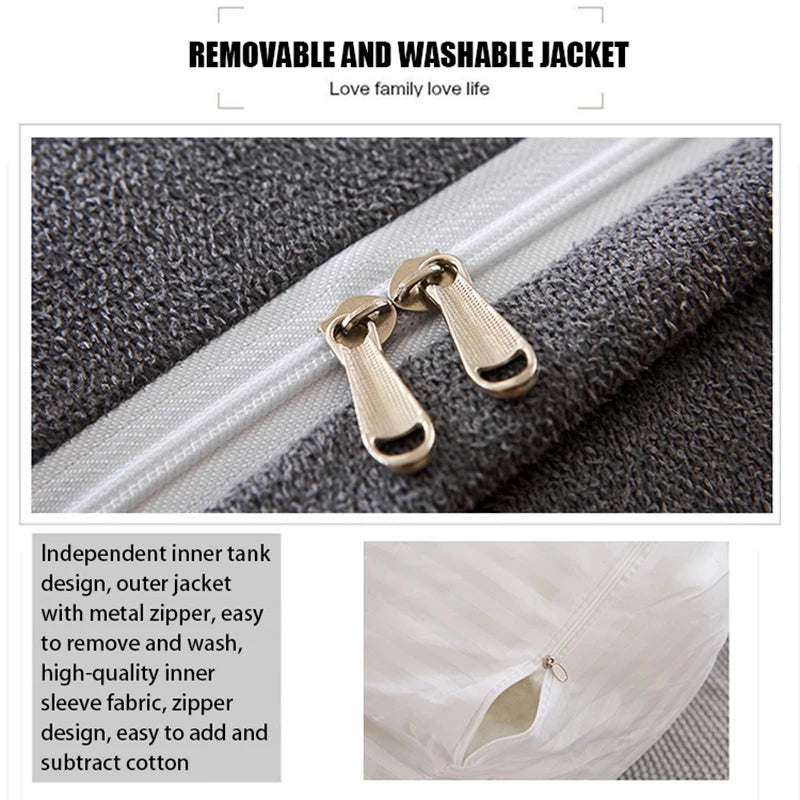 Bed Triangular Cushion Chair Bedside Lumbar Chair Backrest Lounger Lazy Office Chair Reading Living Room Pillow Household Decor.