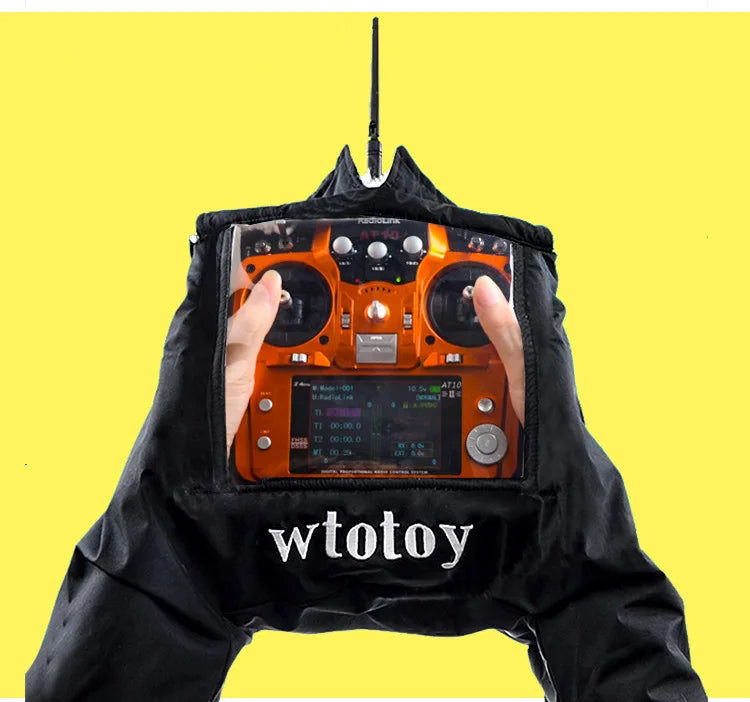 FPV Remote Control Warm Gloves Outfield Warm Cover Transmitter Shield Hand Protector Winter Outdoor for FPV RC AT10II AT9S Drone.